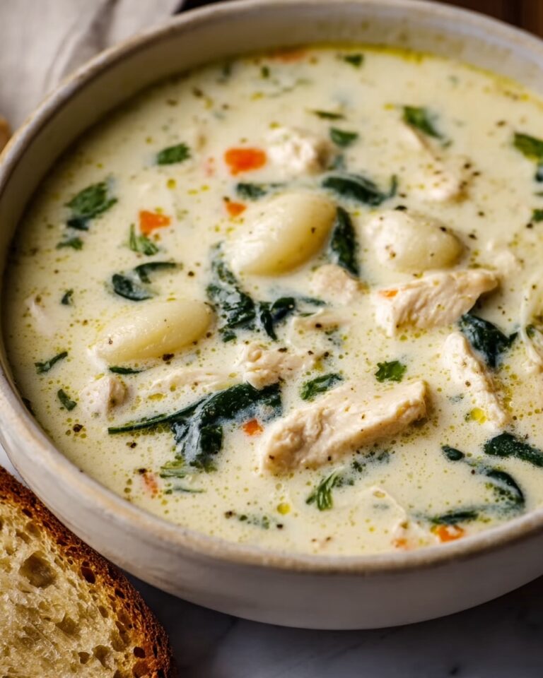 Creamy Garlic Chicken Gnocchi Soup Recipe
