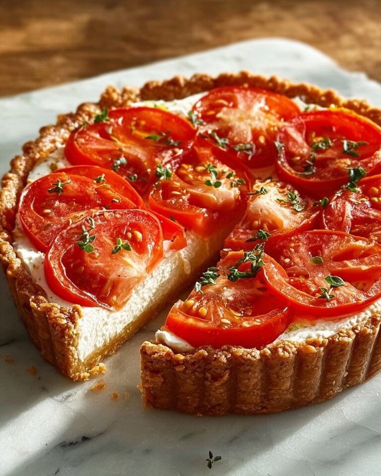 Fresh Tomato Ricotta Tart in Puff Pastry Recipe