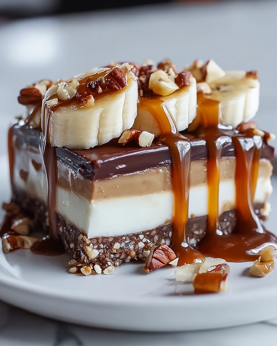 Crust Banana Caramel Cheesecake Recipe - Recipe Image