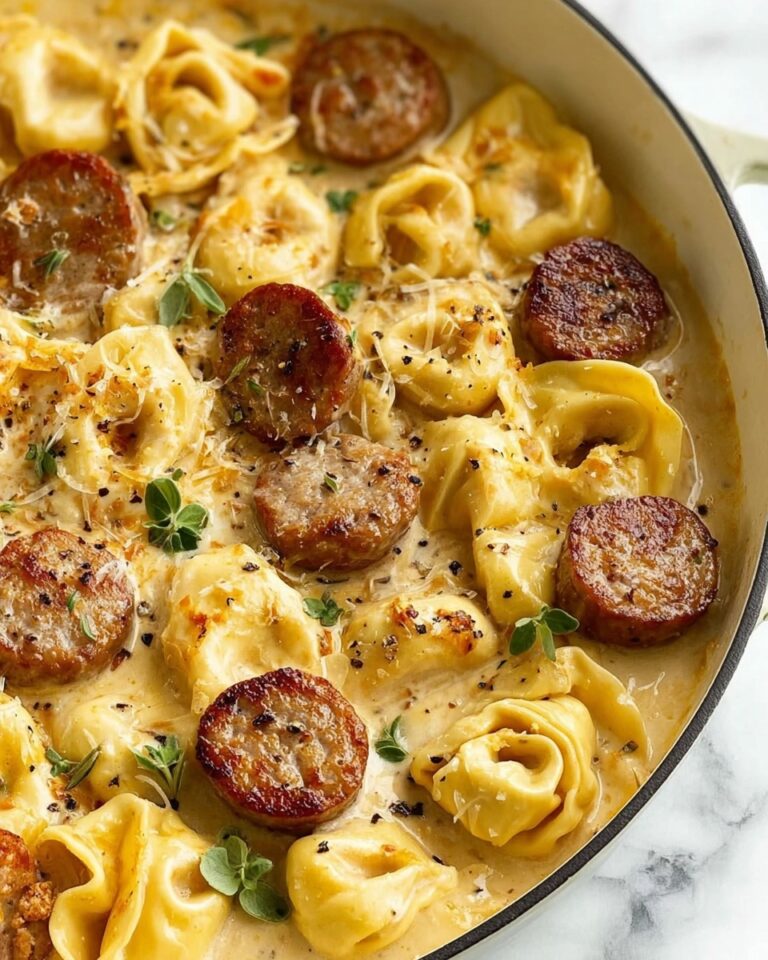 Sausage Tortellini Alfredo Recipe