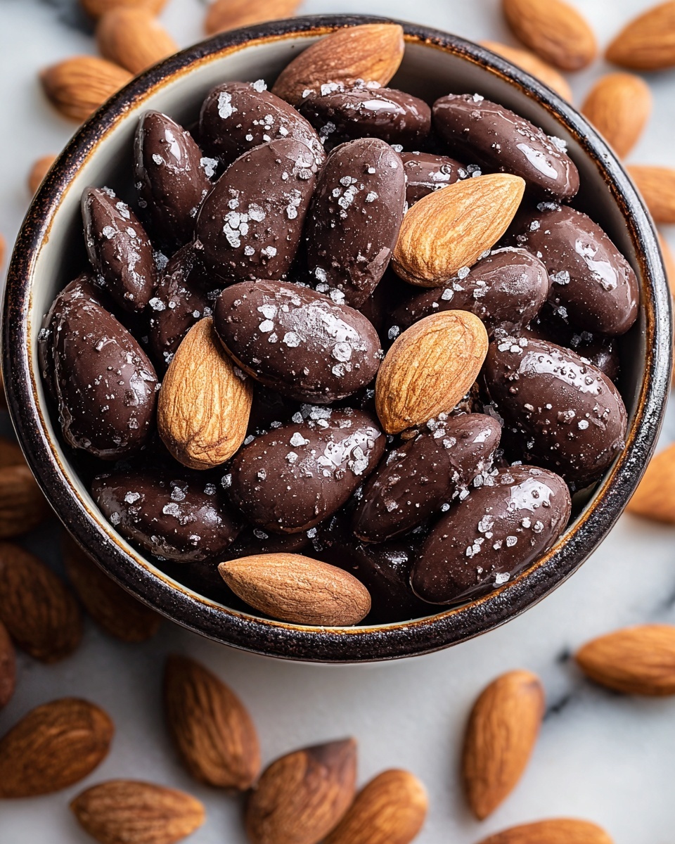 Dark Chocolate Sea Salt Almonds Recipe - Recipe Image