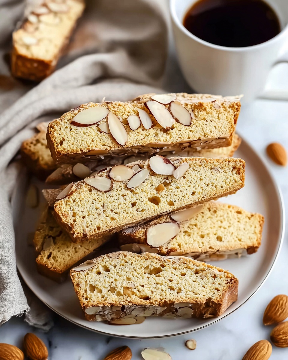 Almond Biscotti: A Perfect Italian Treat Recipe - Recipe Image