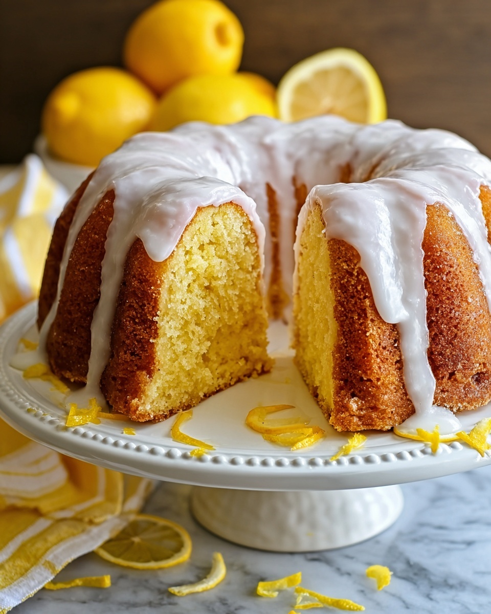 Italian Lemon Pound Cake Recipe - Recipe Image
