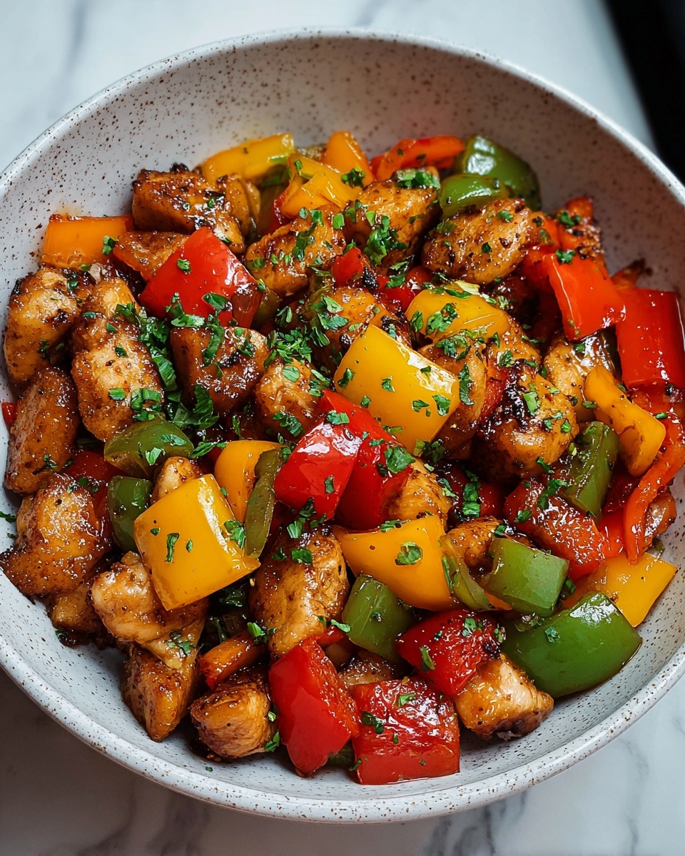 Jalapeño Chicken with Bell Peppers Recipe - Recipe Image