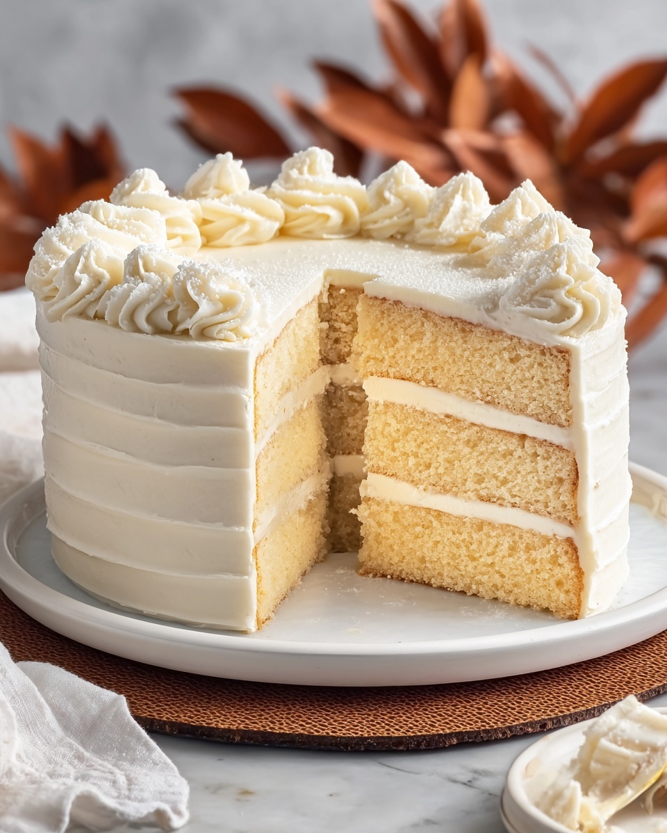 Moist White Velvet Cake Recipe - Recipe Image