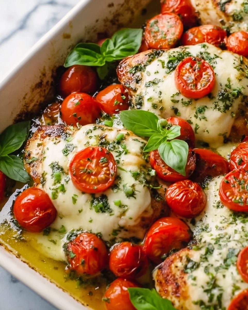 Baked Caprese Chicken Recipe - Recipe Image