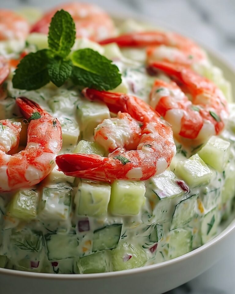 Creamy Cucumber Shrimp Salad Recipe