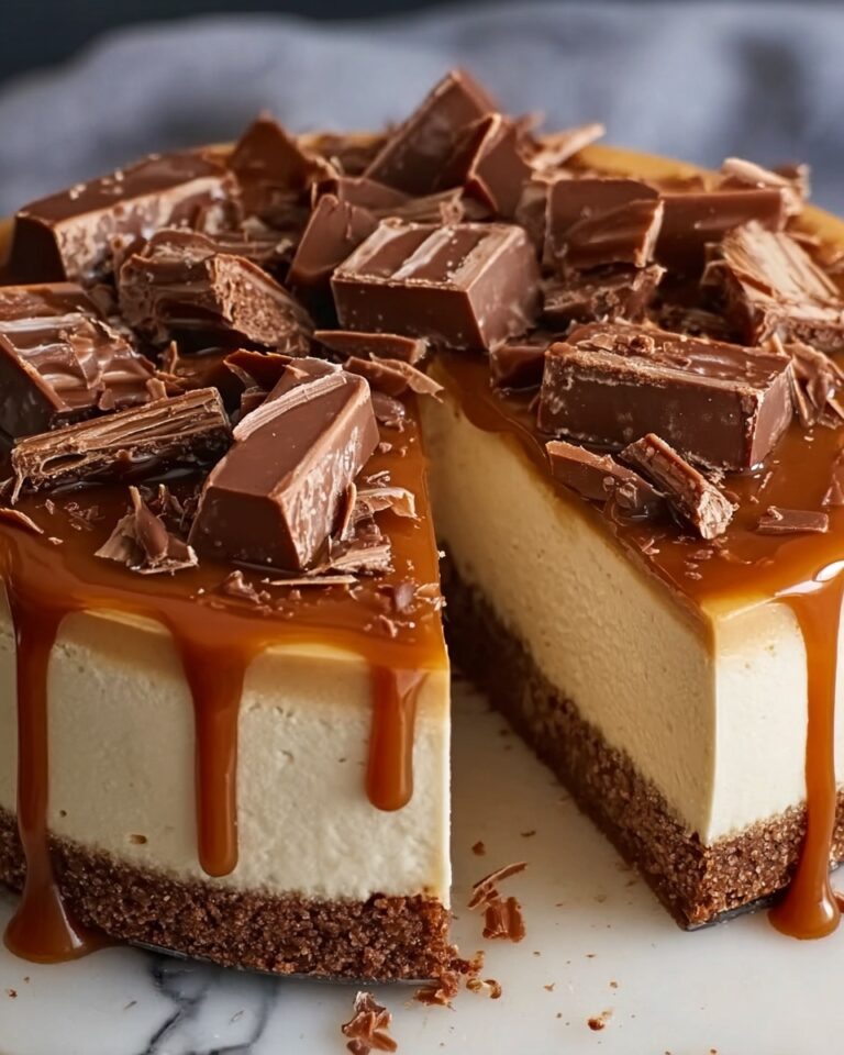 Toffee Caramel No-Bake Cheesecake Recipe