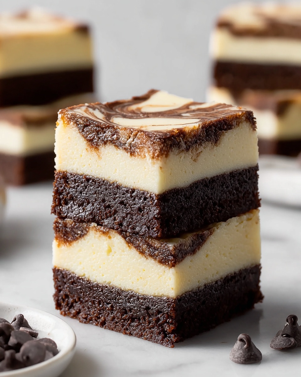 Brownie Bottom Cookie Dough Cheesecake Bars Recipe - Recipe Image