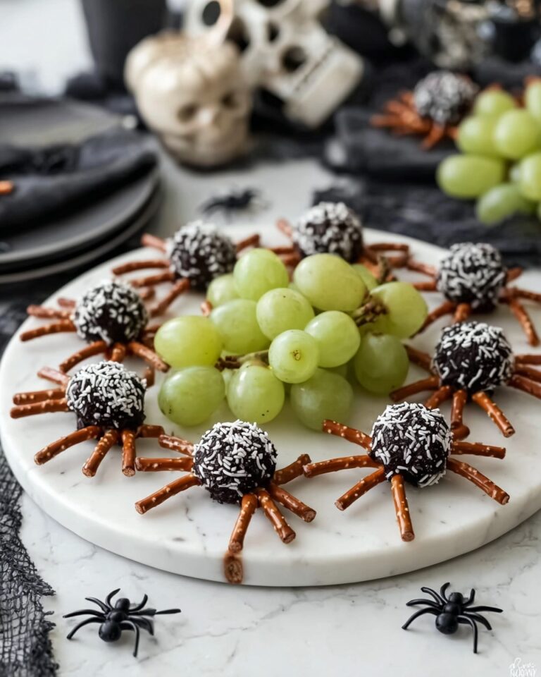 Spider Cheeseballs for Halloween Recipe