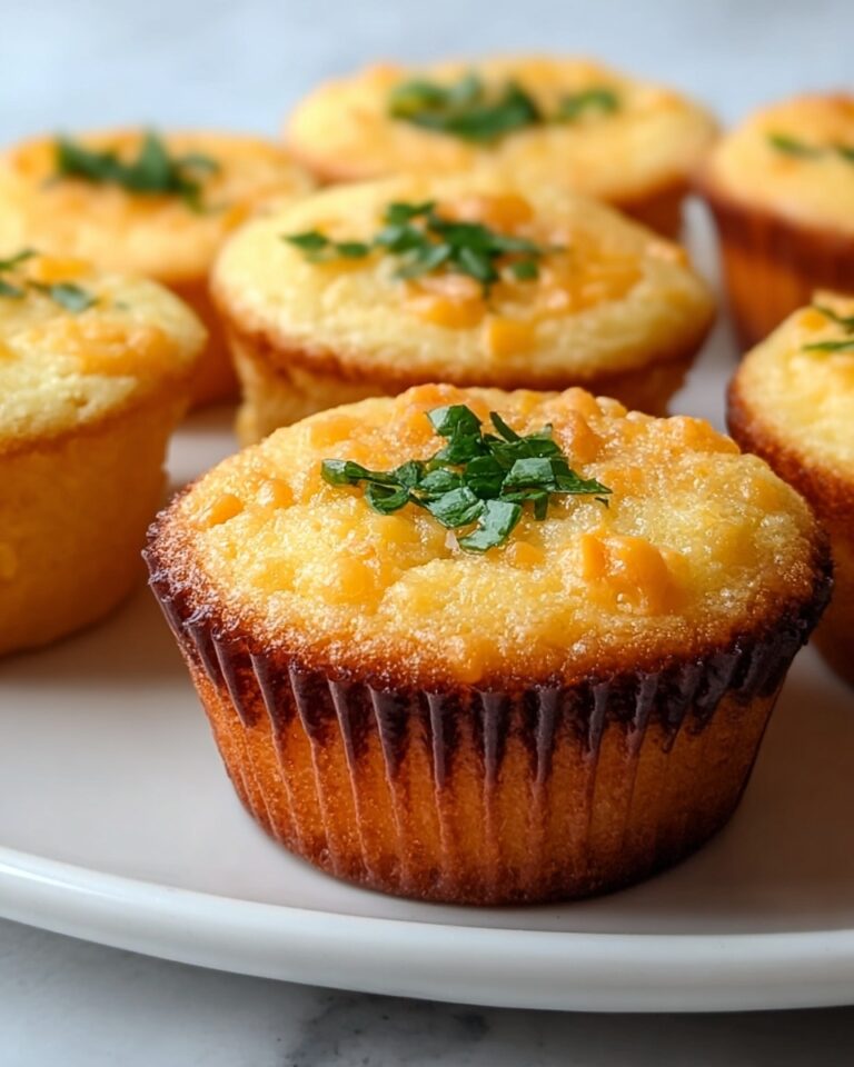 Spicy Cheddar Jalapeño Cornbread Muffins Recipe