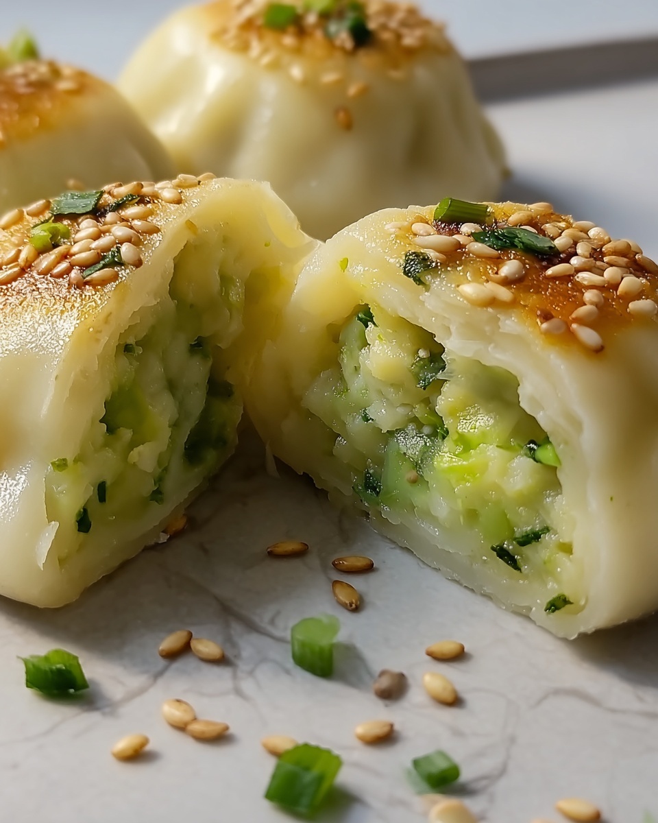 Vegan Zucchini Dumplings Recipe - Recipe Image