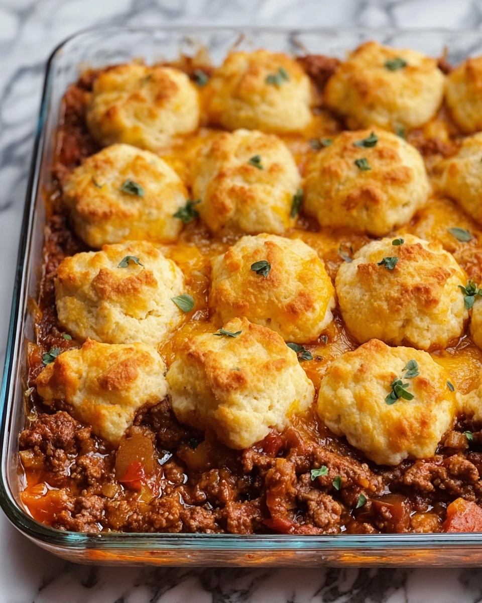 Sloppy Joe Biscuit Casserole Recipe - Recipe Image