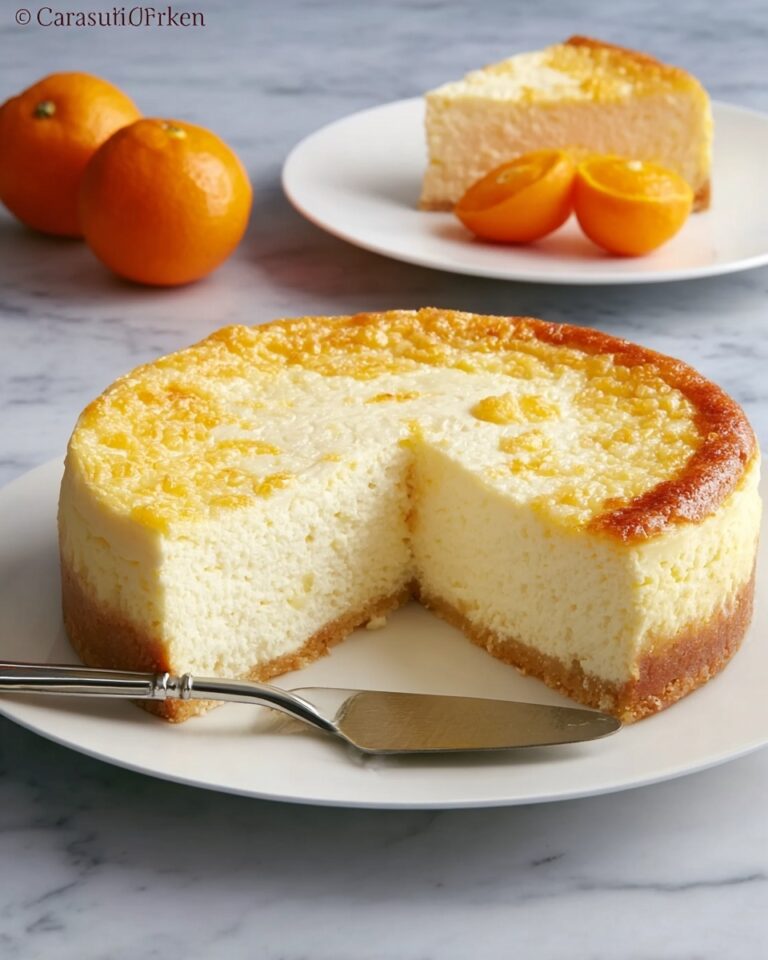 Orange or Clementine Ricotta Cheesecake Recipe