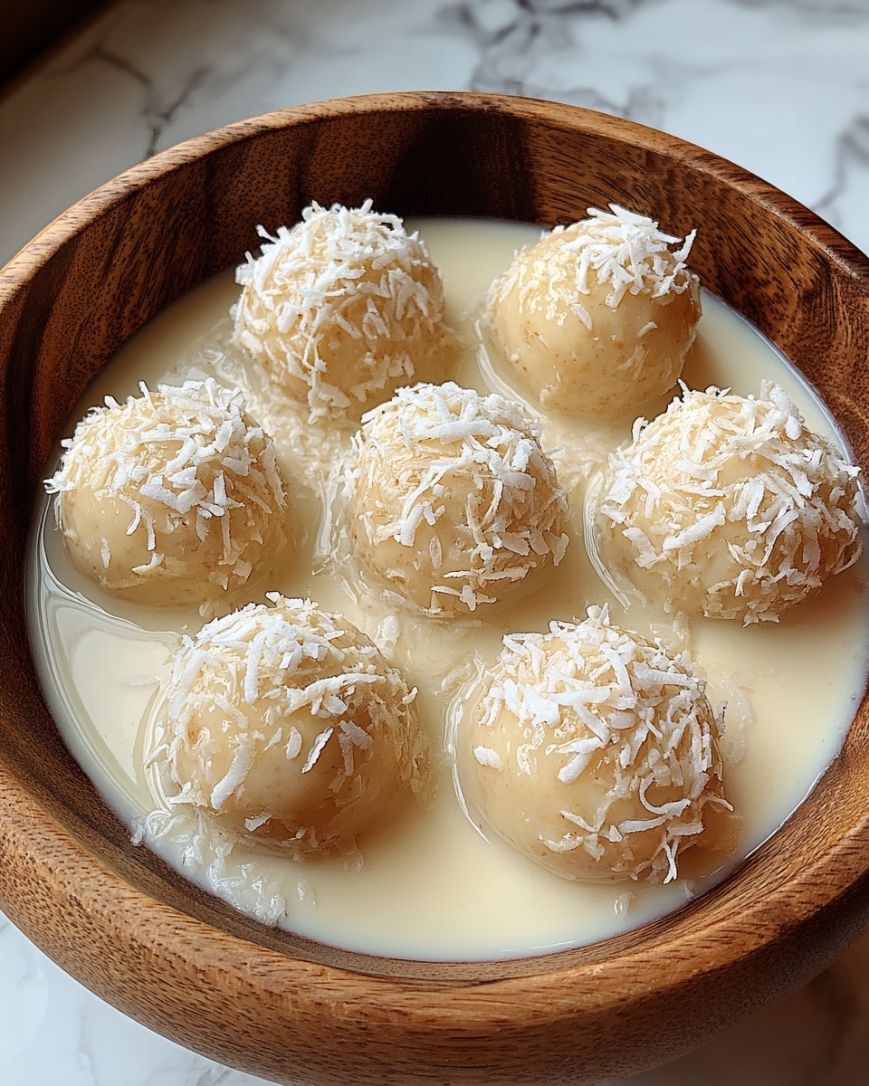 Easy Coconut Condensed Milk Balls Recipe - Recipe Image