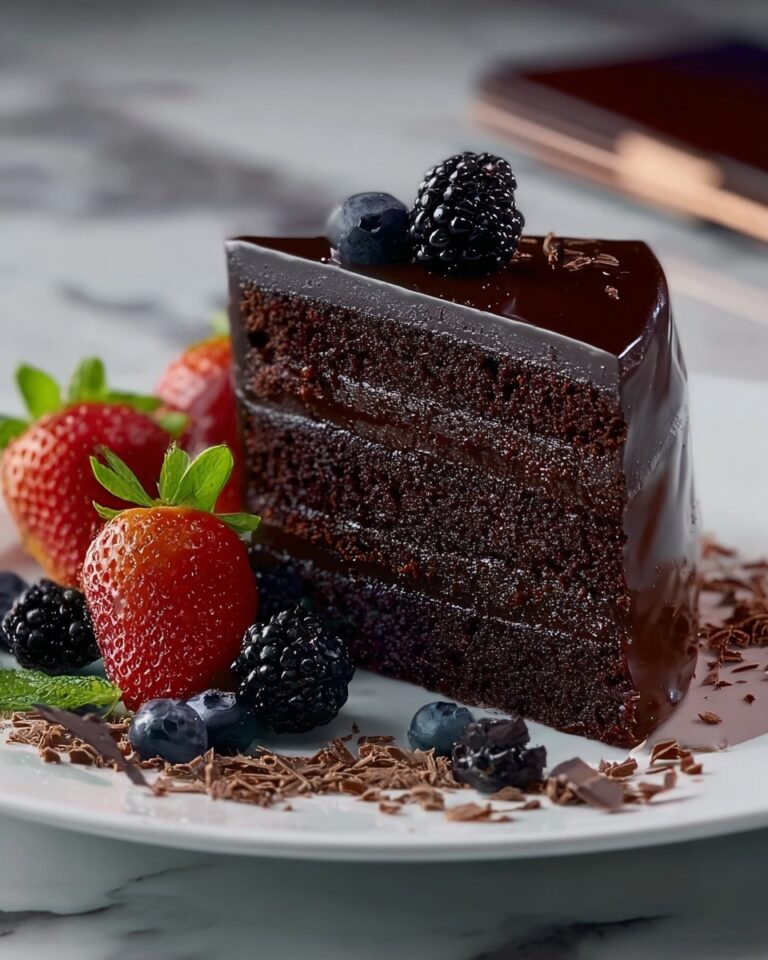 Black Velvet Cake with Blackberry Filling and Chocolate Frosting Recipe