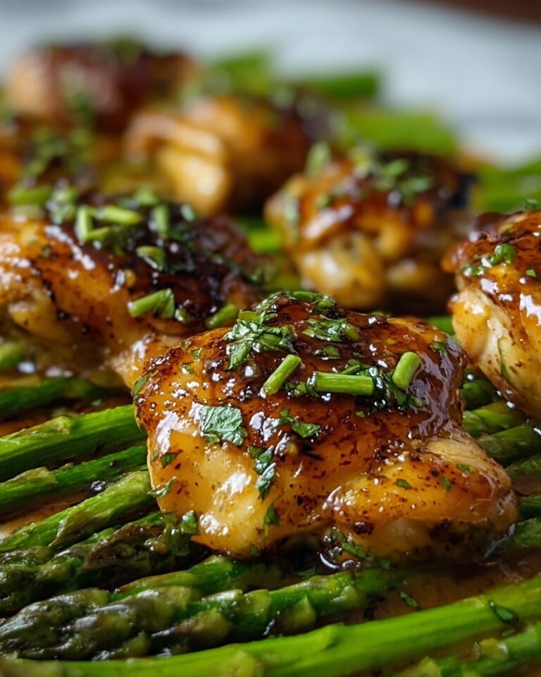 Caesar Chicken with Asparagus Recipe