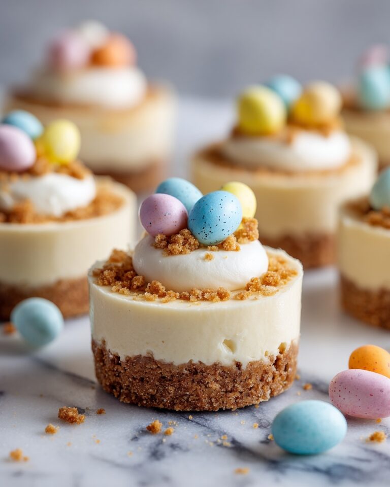 Easter No-Bake Mini Cheesecakes Recipe
