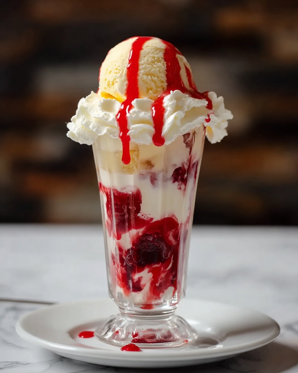 Shirley Temple Ice Cream Float Recipe - Recipe Image
