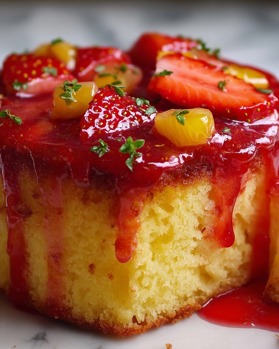 The Best Strawberry Pineapple Pound Cake You’ll Ever Bake Recipe - Recipe Image