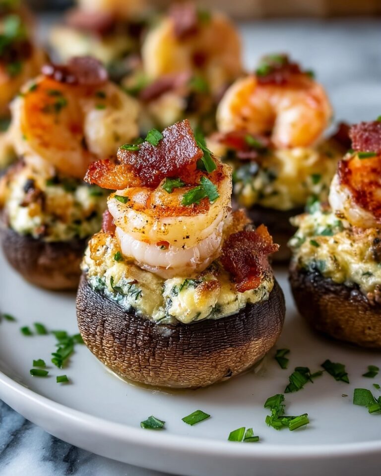 Creamy Shrimp Stuffed Mushrooms Recipe