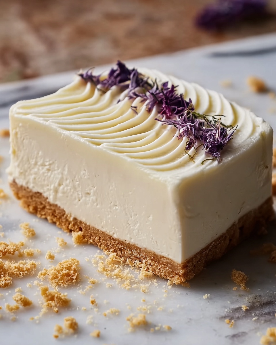 Vanilla Bean Cheesecake with a Vanilla Wafer Crust Recipe - Recipe Image