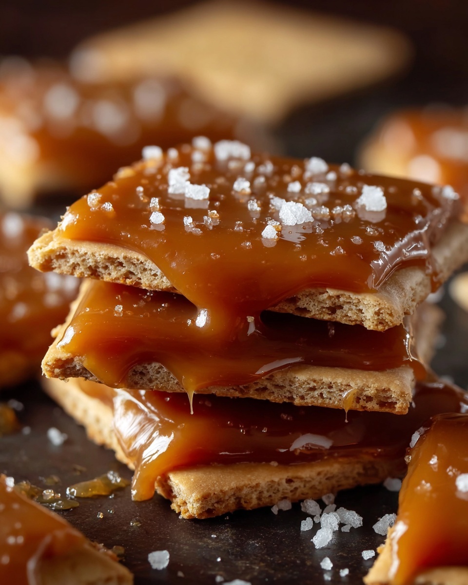 Decadent Salted Caramel Cracker Bites Everyone Will Love Instantly Recipe - Recipe Image