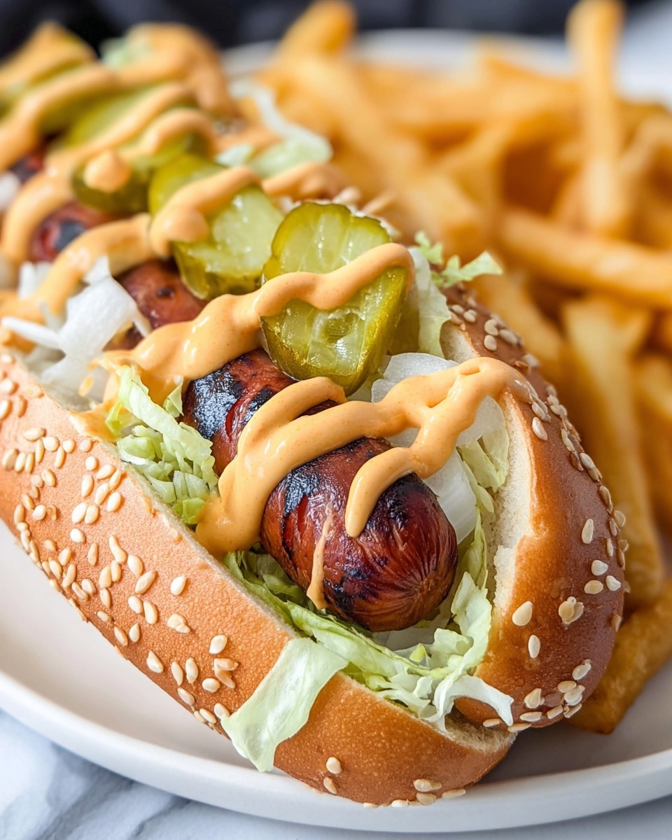 Big Mac Hot Dogs Recipe - Recipe Image