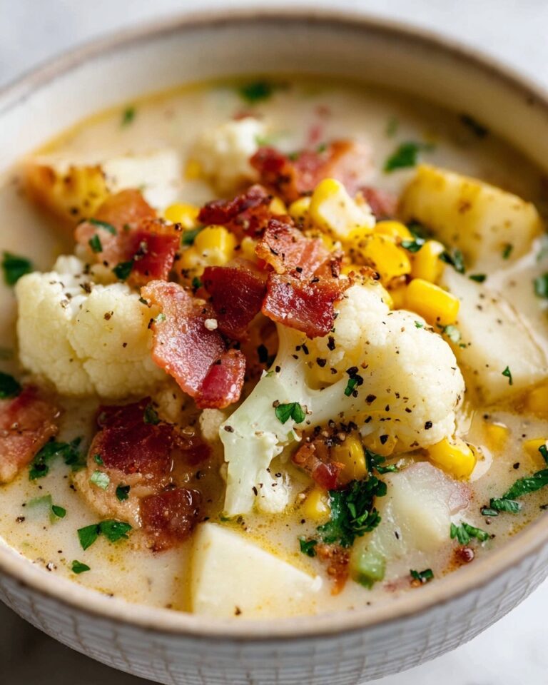 Slow Cooker Cauliflower Corn Chowder Recipe