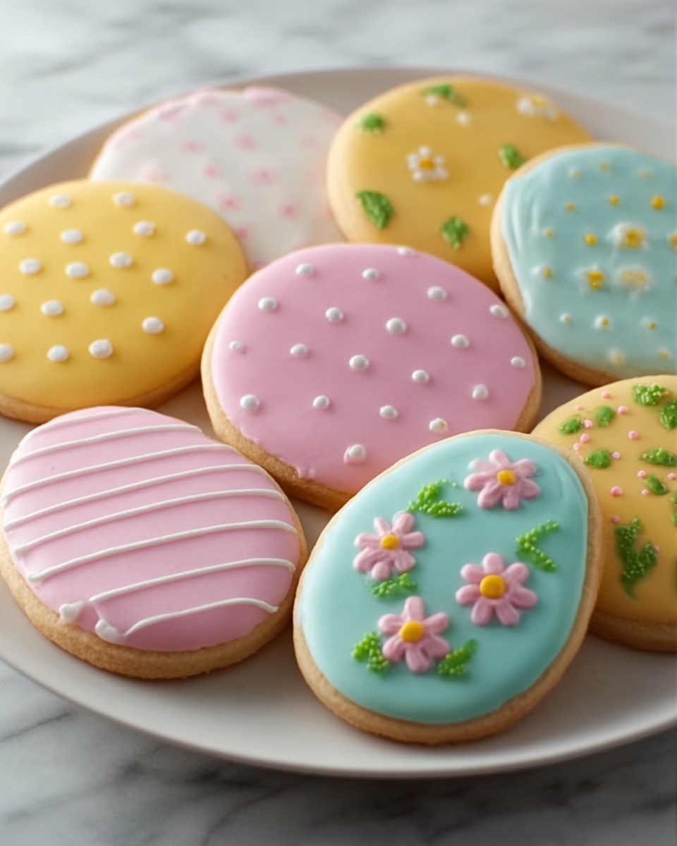 Easter Sugar Cookies with Royal Icing Recipe - Recipe Image