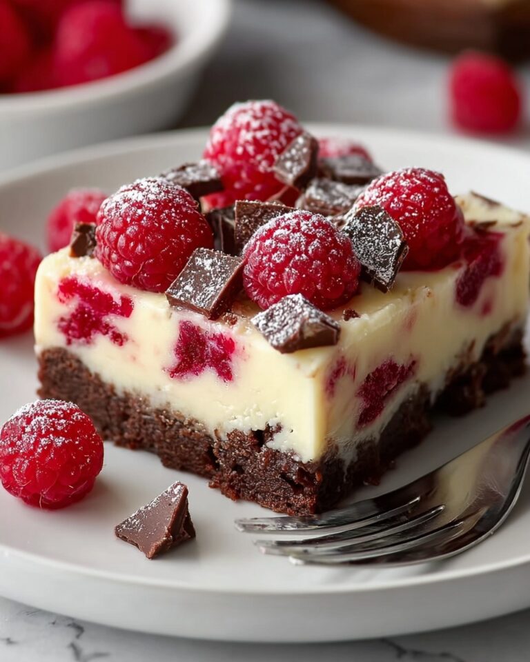White Chocolate Raspberry Traybake Recipe