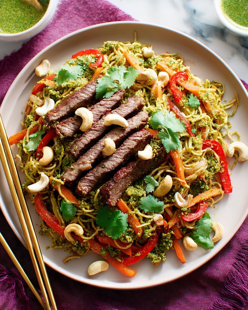 Miso Steak with Noodle Salad Recipe - Recipe Image