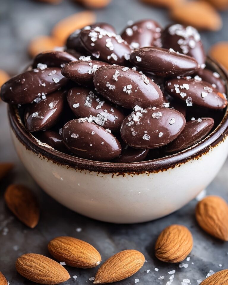 Dark Chocolate Sea Salt Almonds Recipe