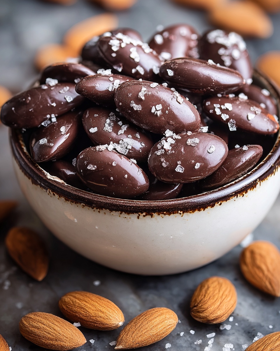 Dark Chocolate Sea Salt Almonds Recipe - Recipe Image