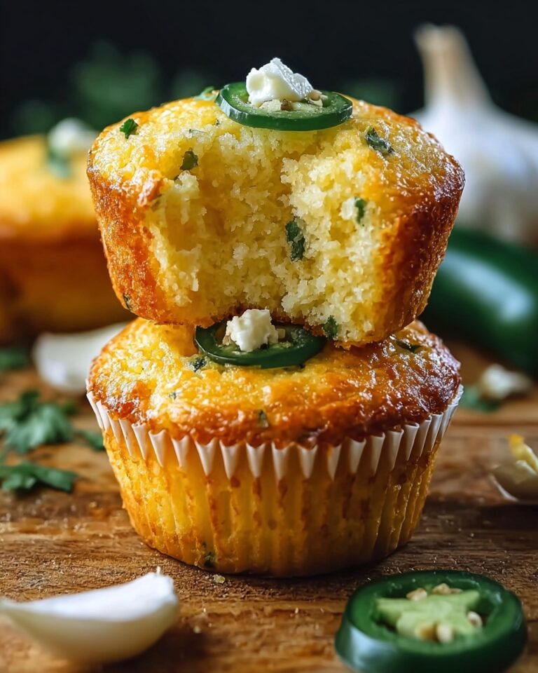 Jalapeño Cornbread Muffins with Cream Cheese Filling Recipe