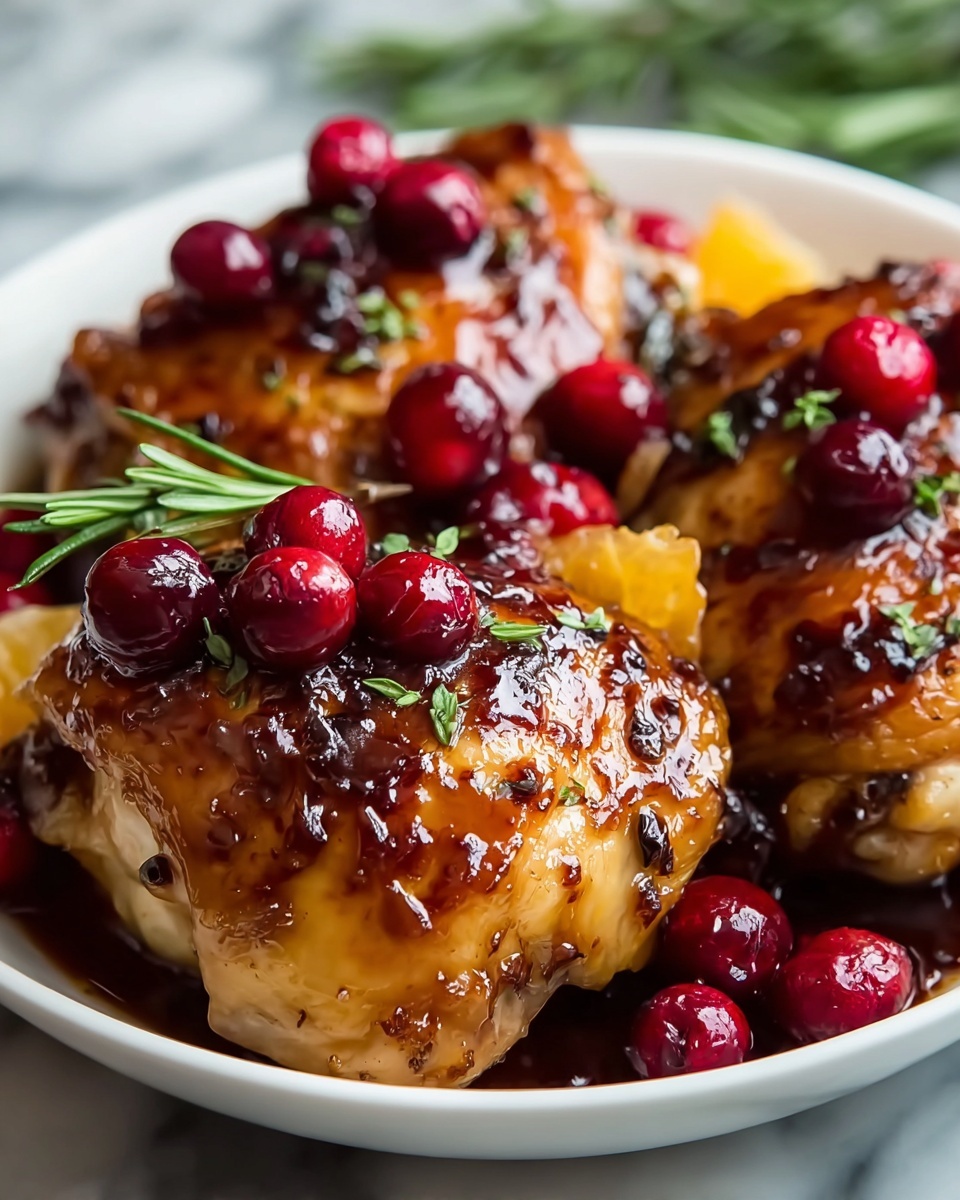 Sweet & Tangy Cranberry Orange Roasted Chicken Recipe - Recipe Image