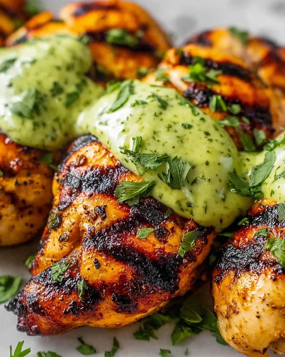 Peruvian Chicken with Green Sauce Recipe - Recipe Image
