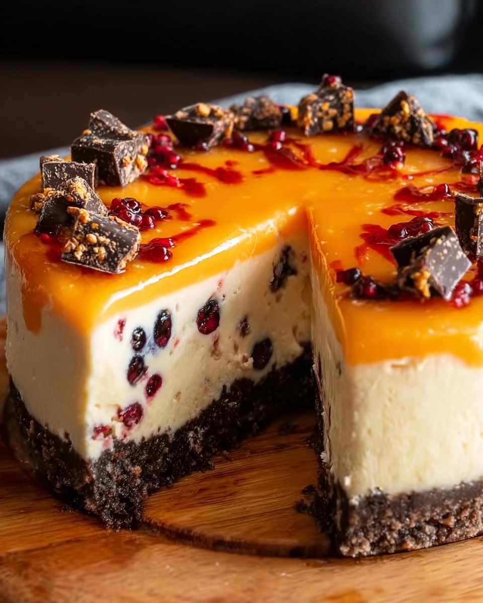 Halloween Cheesecake Recipe - Recipe Image
