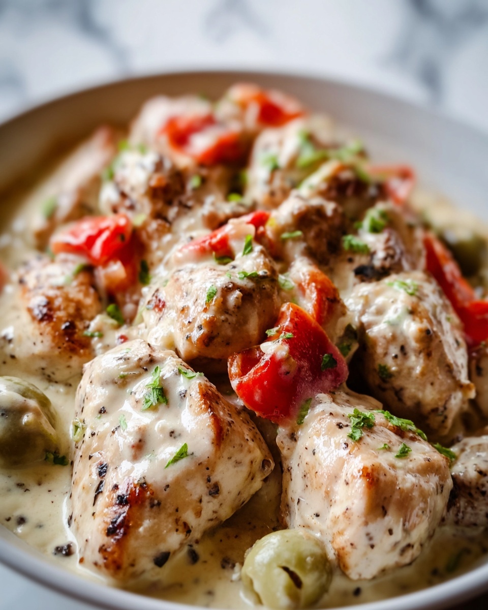 Creamy Pepperoncini Chicken Skillet Recipe Made Easy Recipe - Recipe Image