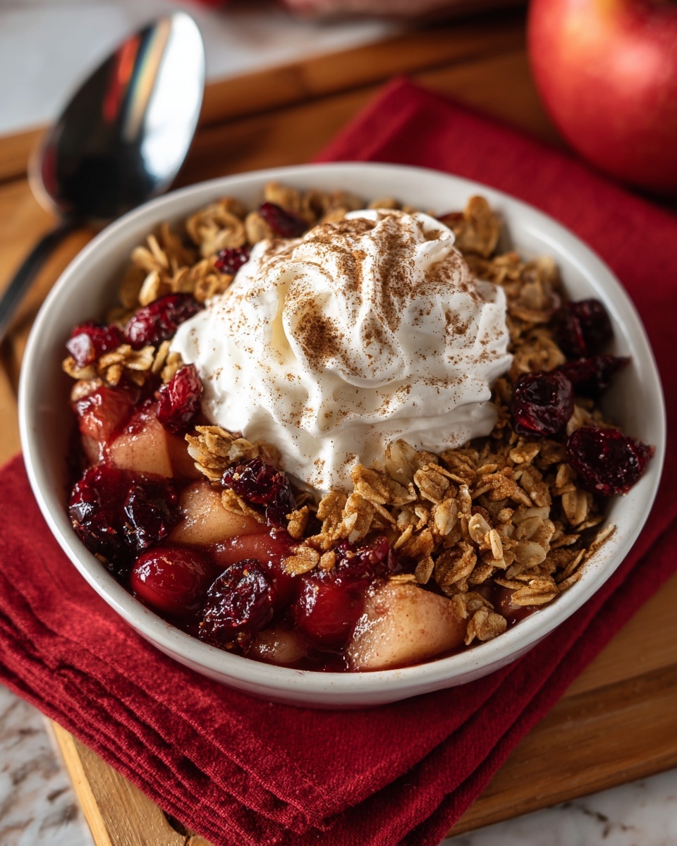 Apple Cranberry Crisp Recipe - Recipe Image
