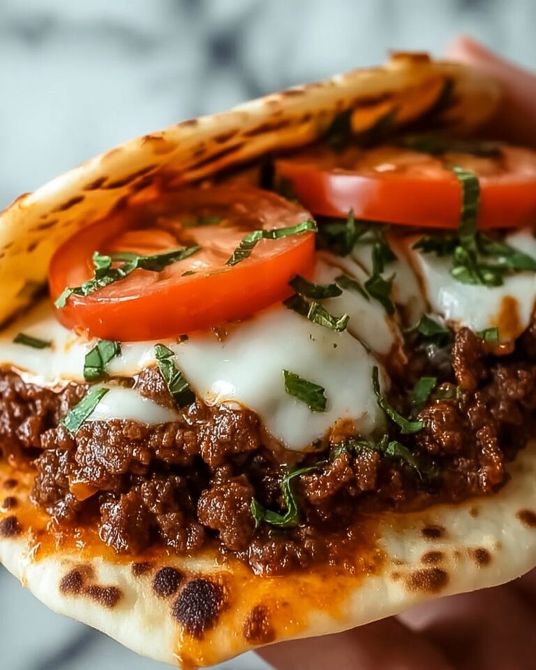 Slow-Cooked Beef Pizza Burgers Recipe