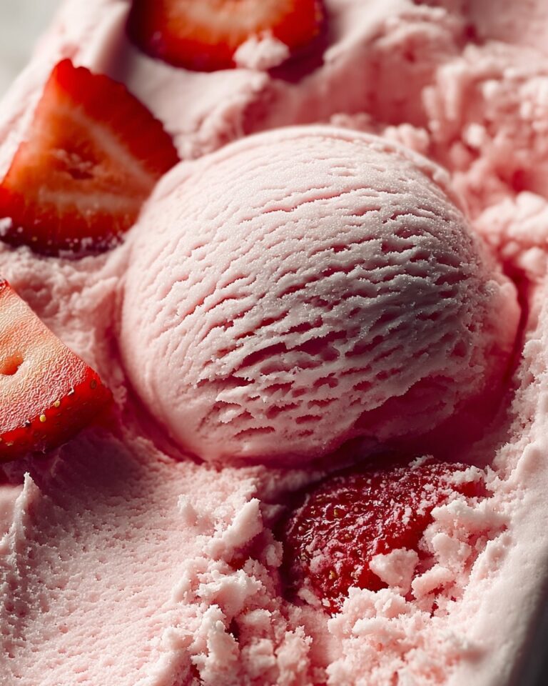 No Churn Strawberry Ice Cream Recipe
