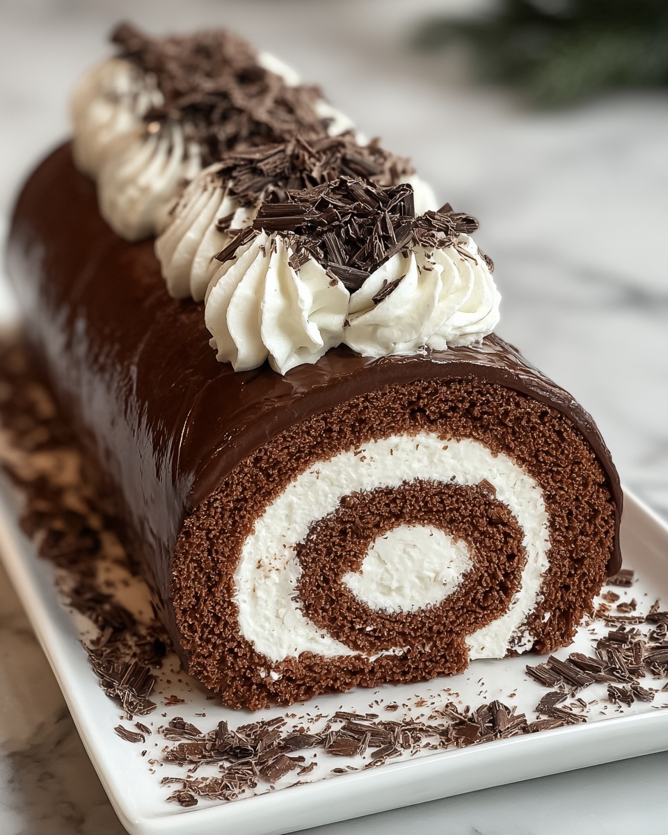 Classic Yule Log Recipe - Recipe Image
