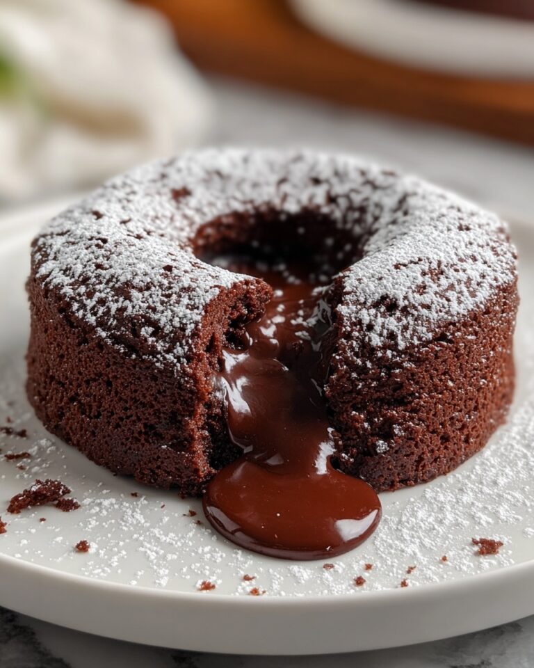 Protein Lava Cake (Gluten Free, Low Sugar) Recipe