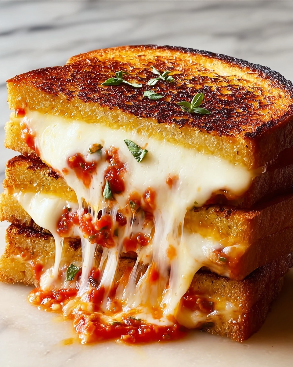 Spicy Ghost Pepper Grilled Cheese Explosion Recipe - Recipe Image