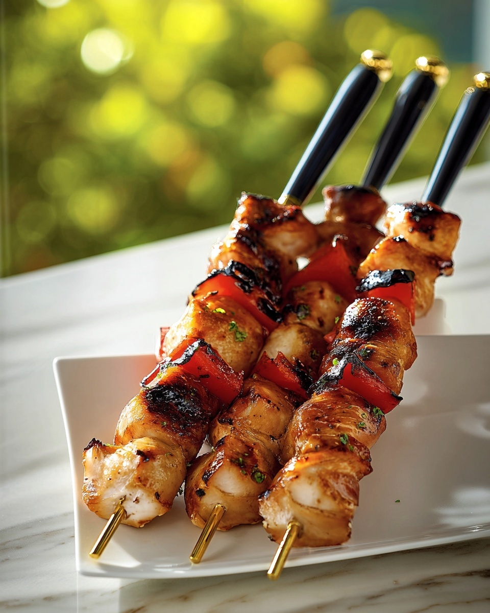 Tropical Hawaiian Chicken Skewers Recipe - Recipe Image