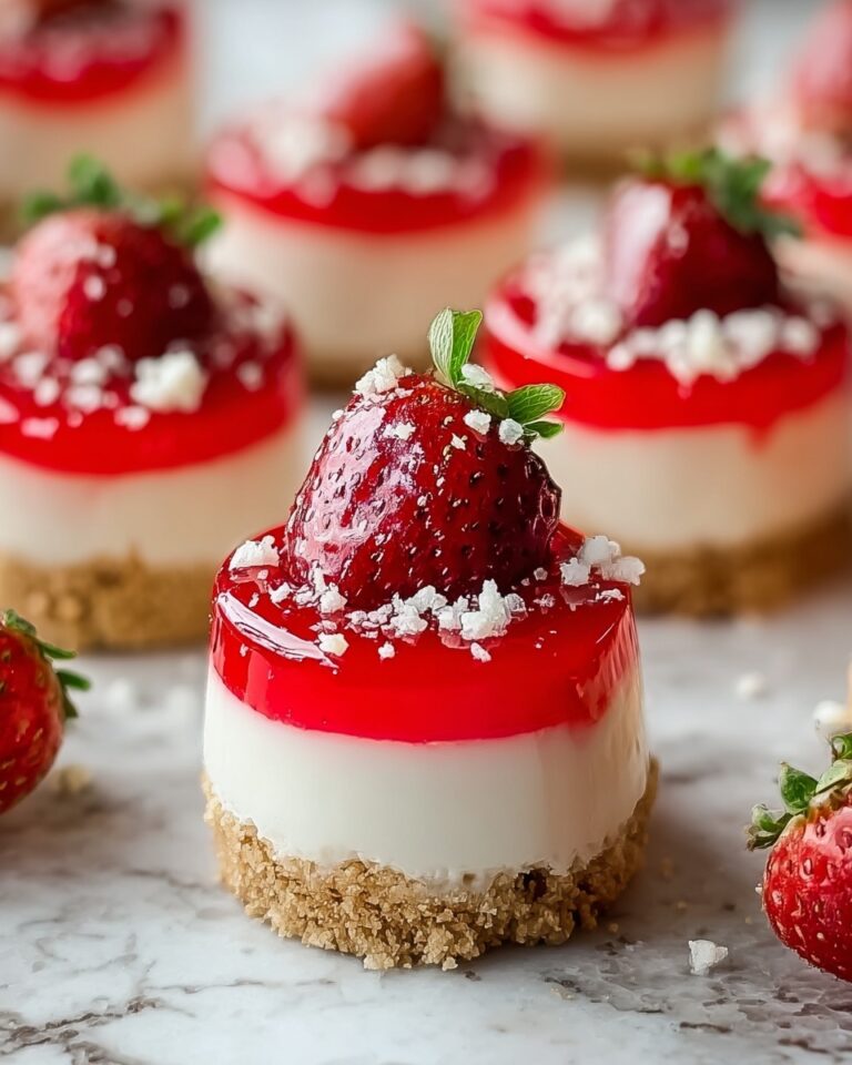 White Chocolate Strawberry Cheesecake Bites Recipe