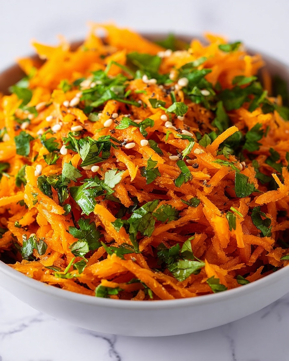Carrot Salad with Toasted Pine Nuts and Lemon-Mustard Dressing Recipe - Recipe Image