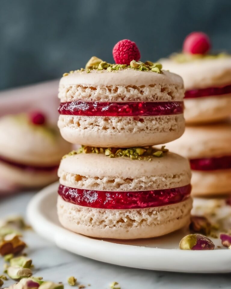 Luxurious Raspberry Pistachio Macarons: A Delightful Treat Recipe