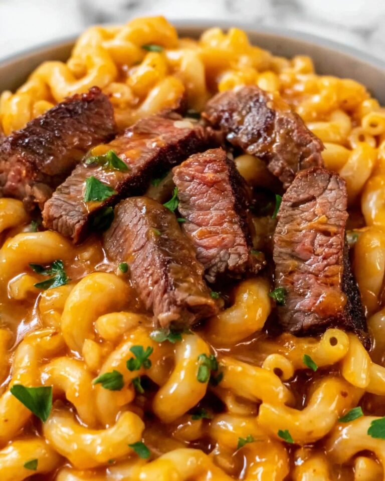 One-Pot Smoky Honey BBQ Steak Pasta Recipe
